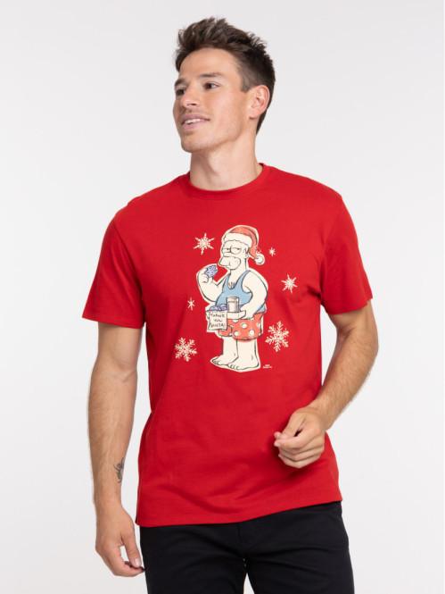 T-shirt Homer Simpson rouge...
