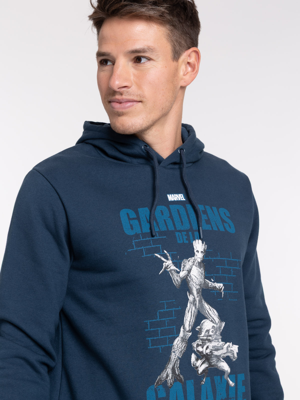 Sweat à capuche Rocket et Groot homme