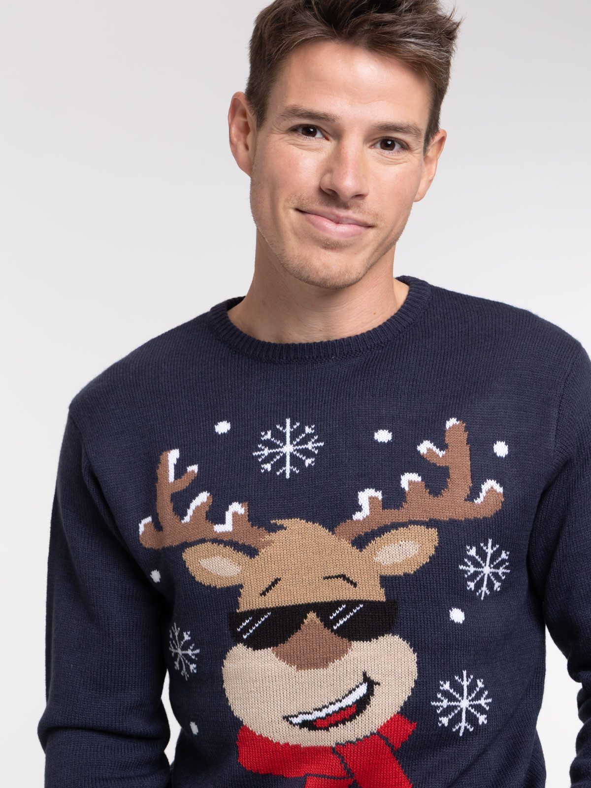 Pull renne de noël homme