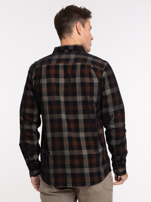 Chemise à carreaux homme