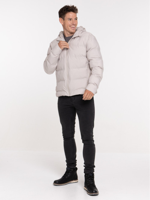 Blouson à capuche coloris mist homme