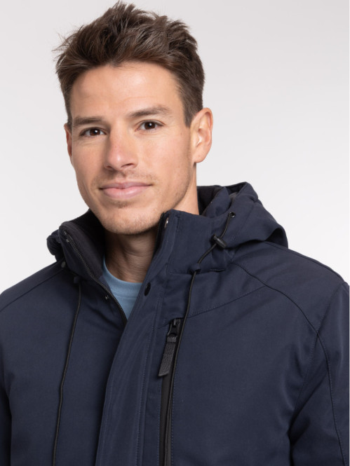 Parka à capuche horizon homme