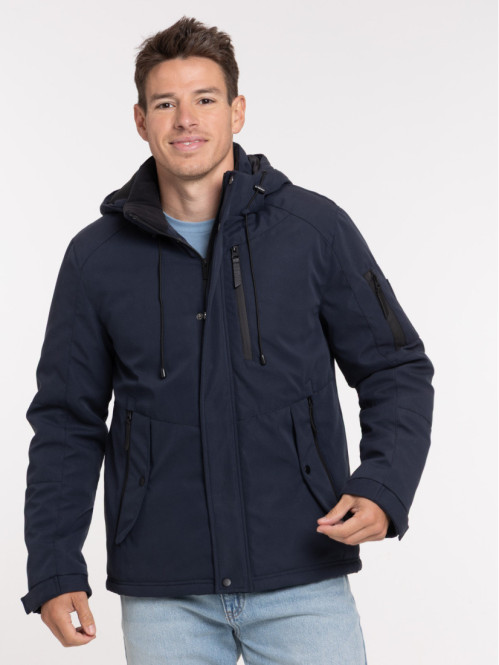 Parka à capuche horizon homme