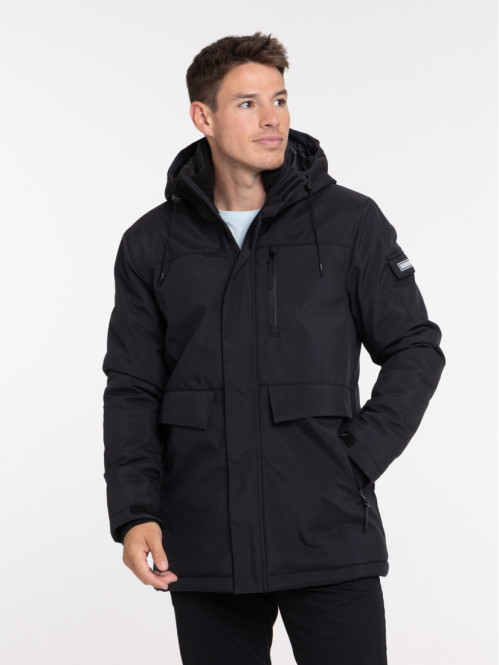 Parka à capuche multipoche...