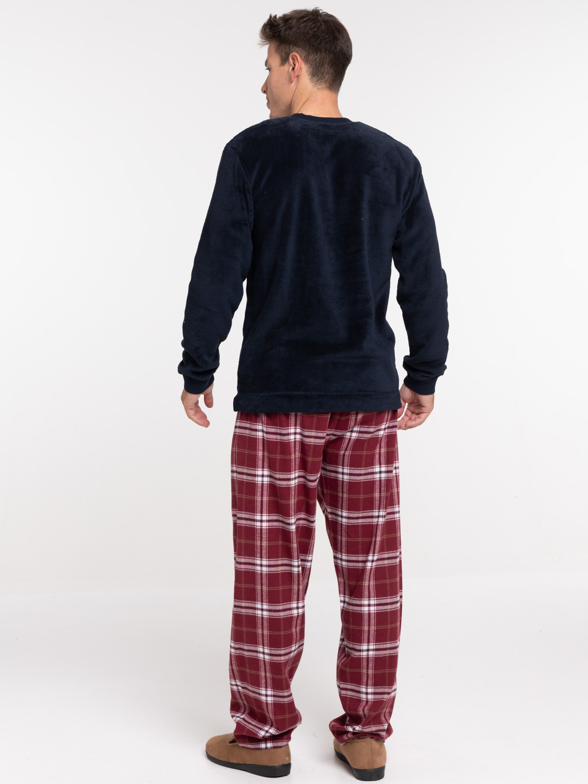 Pyjama avec pantalon à carreaux homme Pyjama avec pantalon à carreaux homme