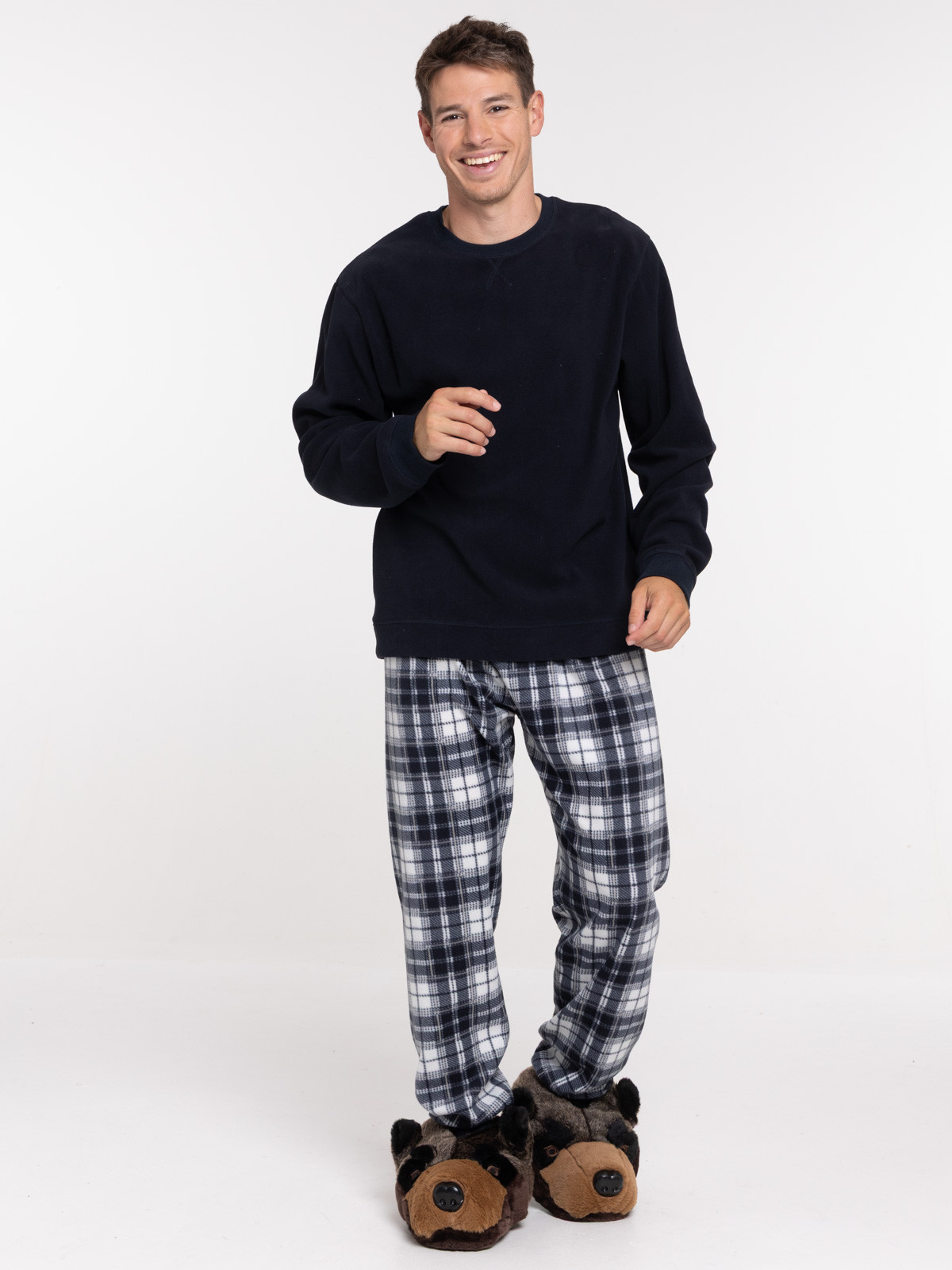 Pyjama flanelle et polaire homme