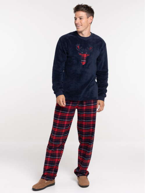 Pyjama de Noël à carreaux...