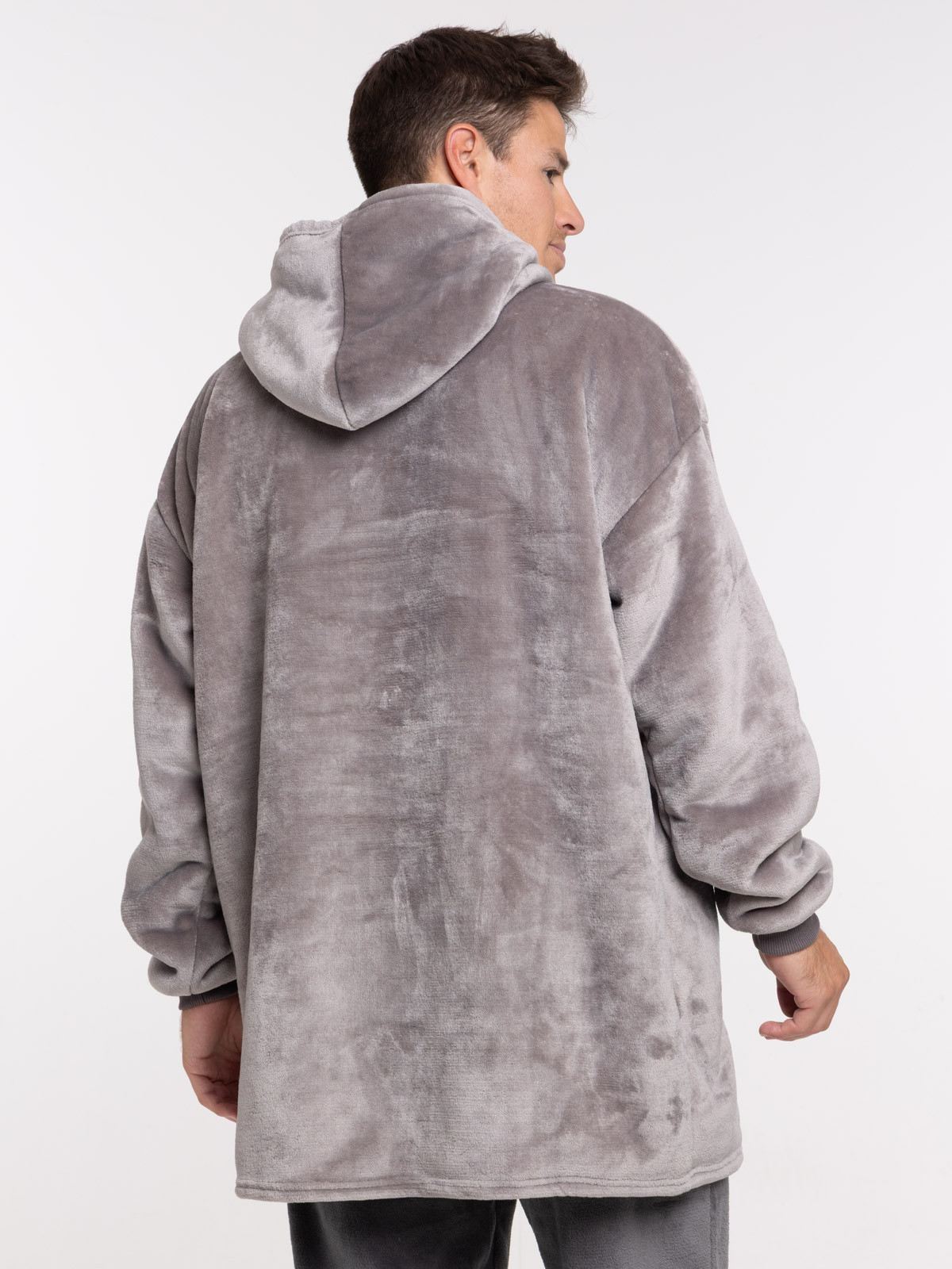 Sweat plaid uni gris homme Sweat plaid uni gris homme