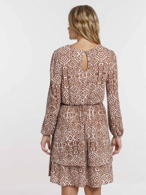 Robe courte imprimée...