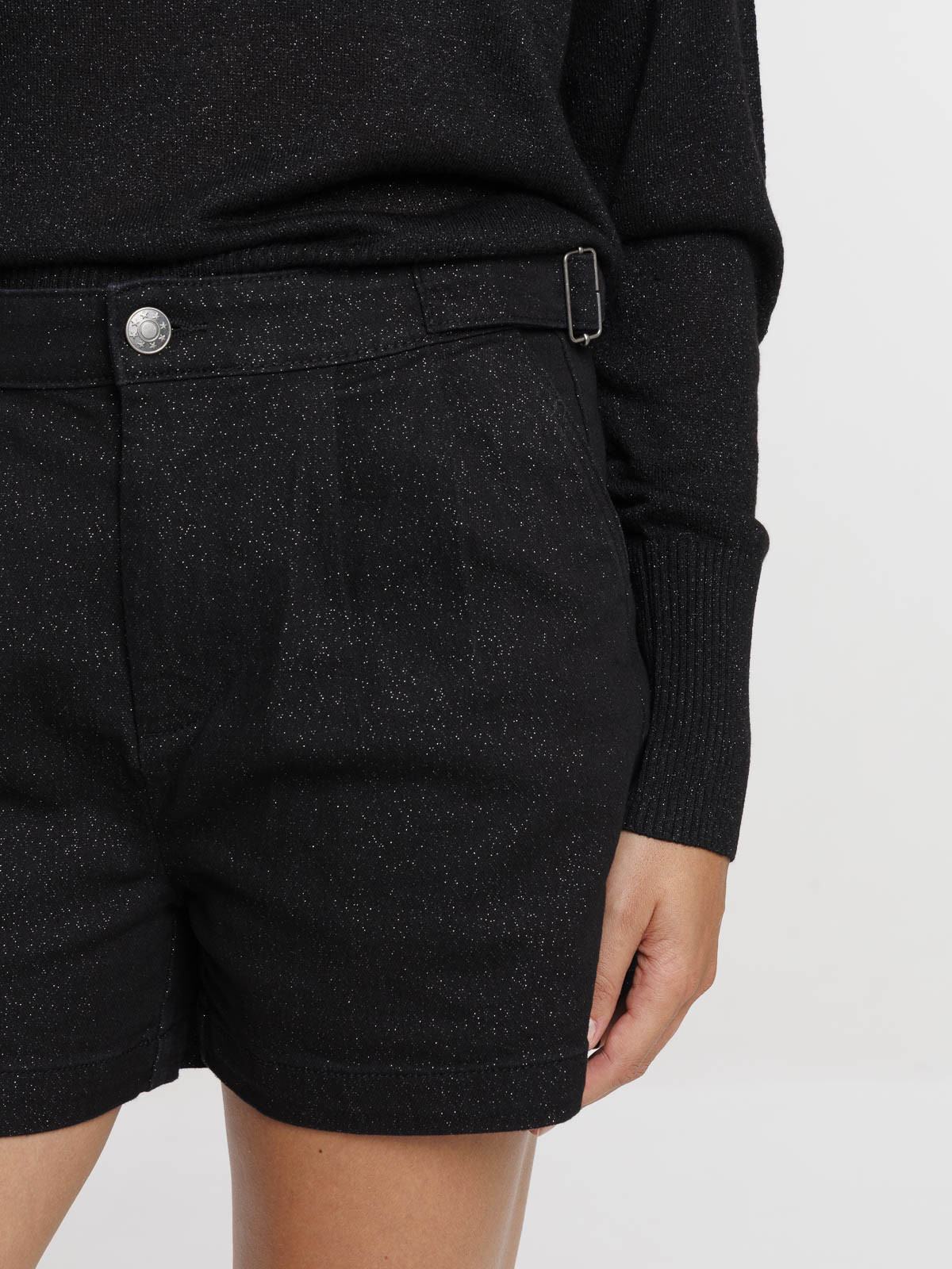 Short pailleté noir femme Short pailleté noir femme