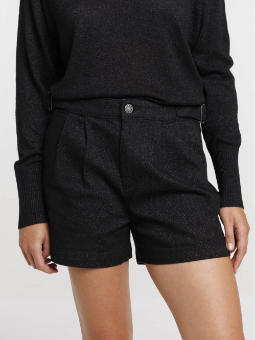 Short pailleté noir femme Short pailleté noir femme
