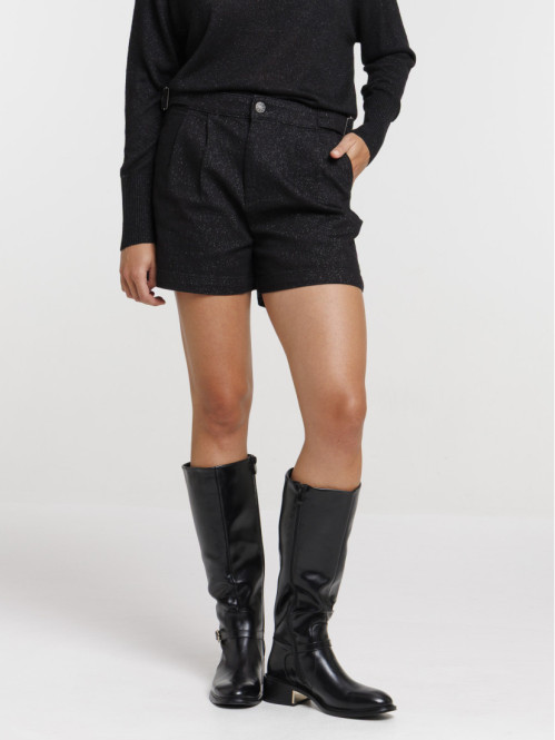 Short pailleté noir femme Short pailleté noir femme