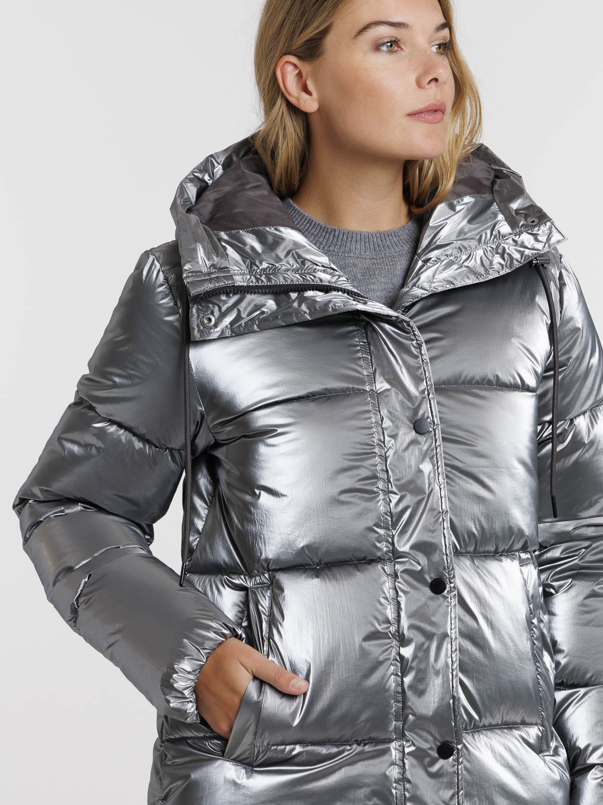 Doudoune matelassée à capuche femme Doudoune matelassée à capuche femme