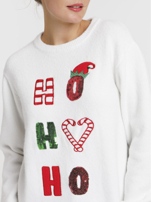 Pull Ho Ho Ho femme Pull Ho Ho Ho femme