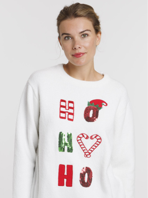 Pull Ho Ho Ho femme Pull Ho Ho Ho femme