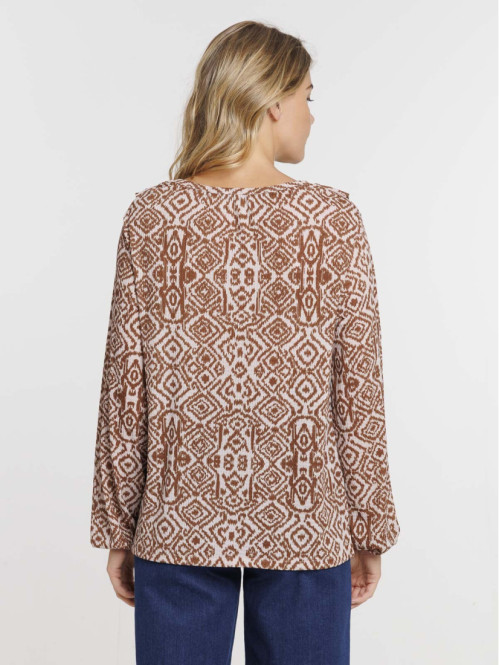 T-shirt imprimé manches...