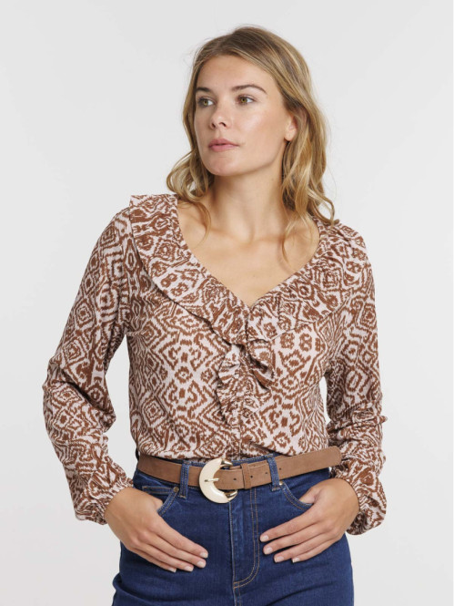 T-shirt imprimé manches...