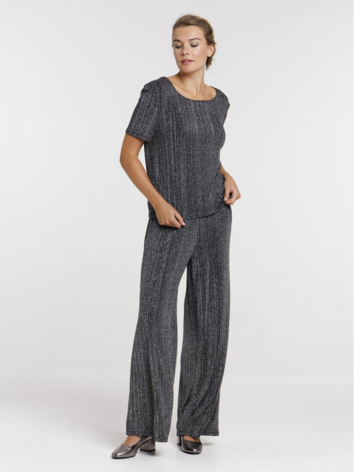 T-shirt pailleté femme