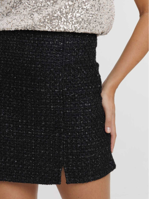Jupe courte noire femme