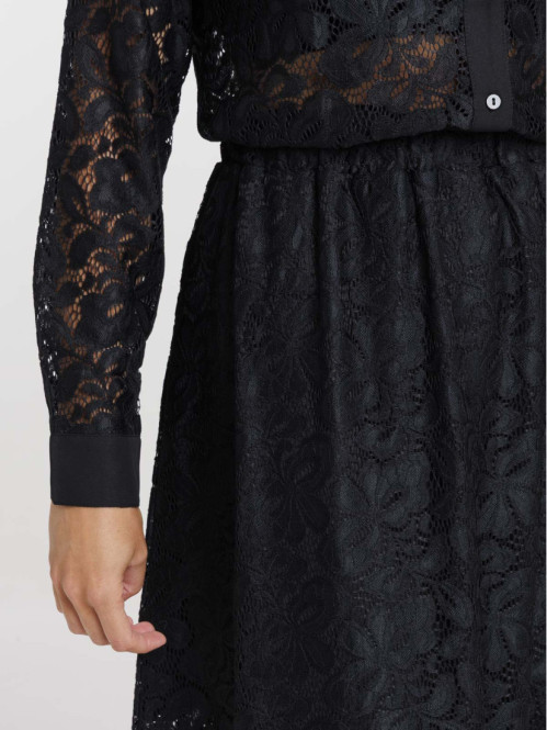 Jupe longue dentelle noire...