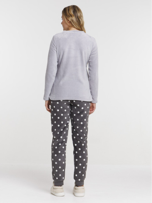 Pyjama polaire pingouin femme