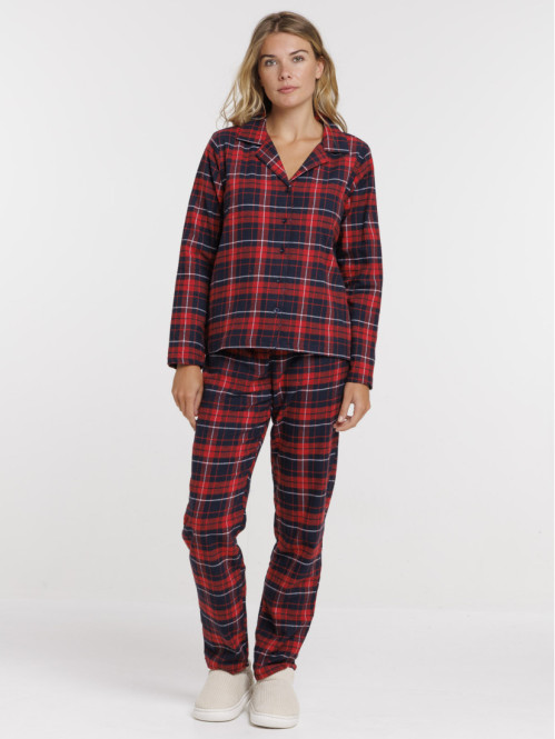 Pyjama à carreaux femme