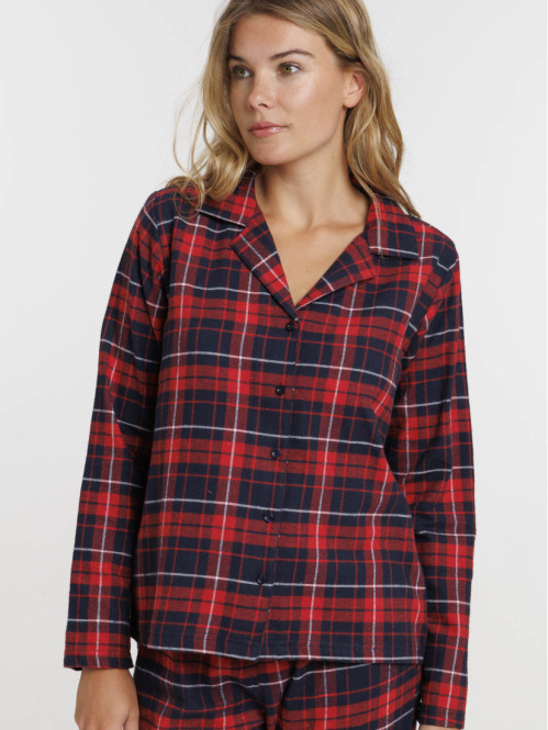 Pyjama à carreaux femme