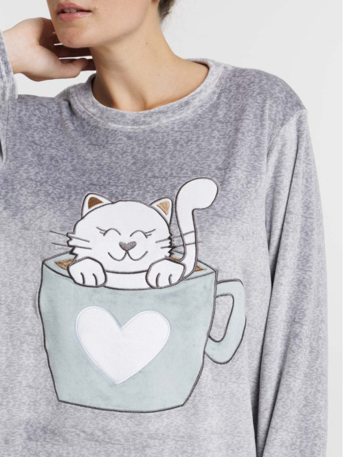 Chemise de nuit velours...