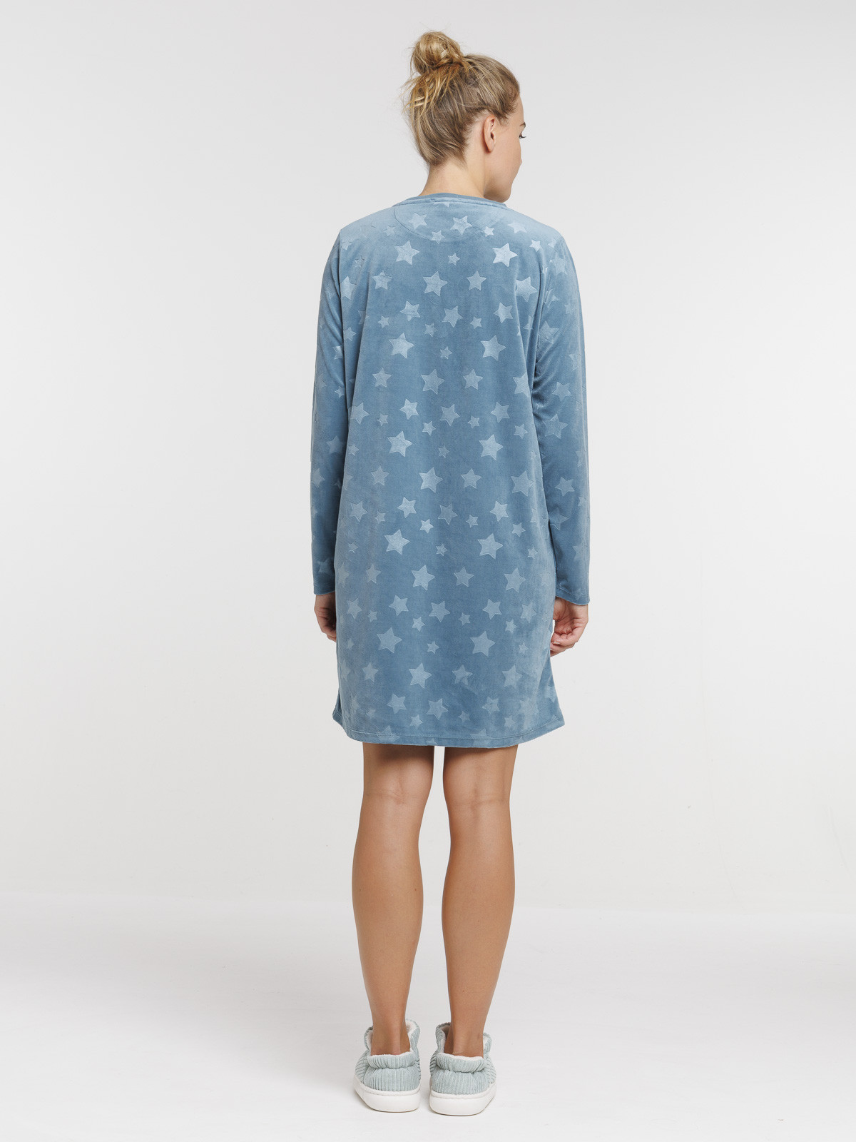 Chemise de nuit velours femme