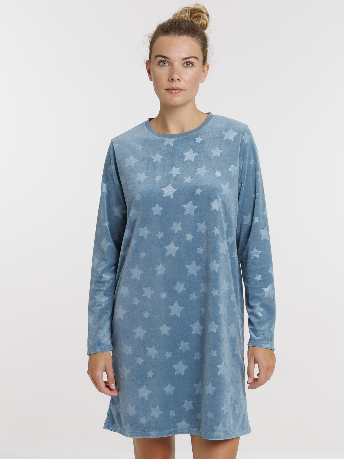 Chemise de nuit velours femme