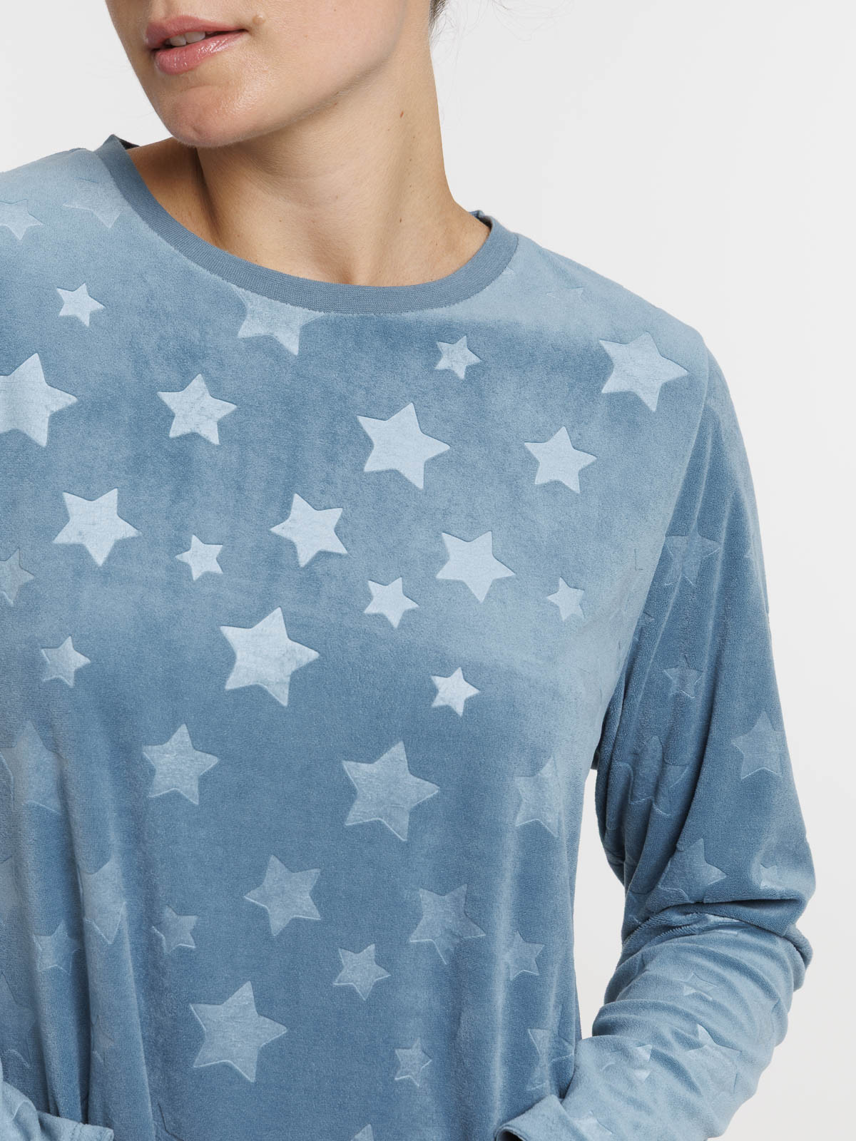 Chemise de nuit velours femme