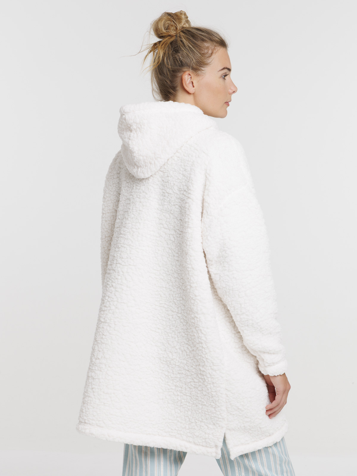 Sweat sherpa à capuche femme Sweat sherpa à capuche femme