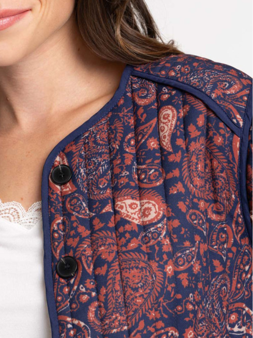 Veste matelassée imprimée femme Veste matelassée imprimée femme