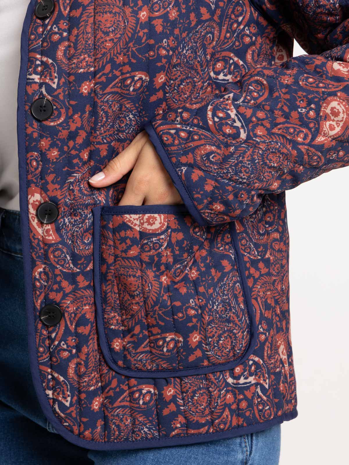 Veste matelassée imprimée femme Veste matelassée imprimée femme