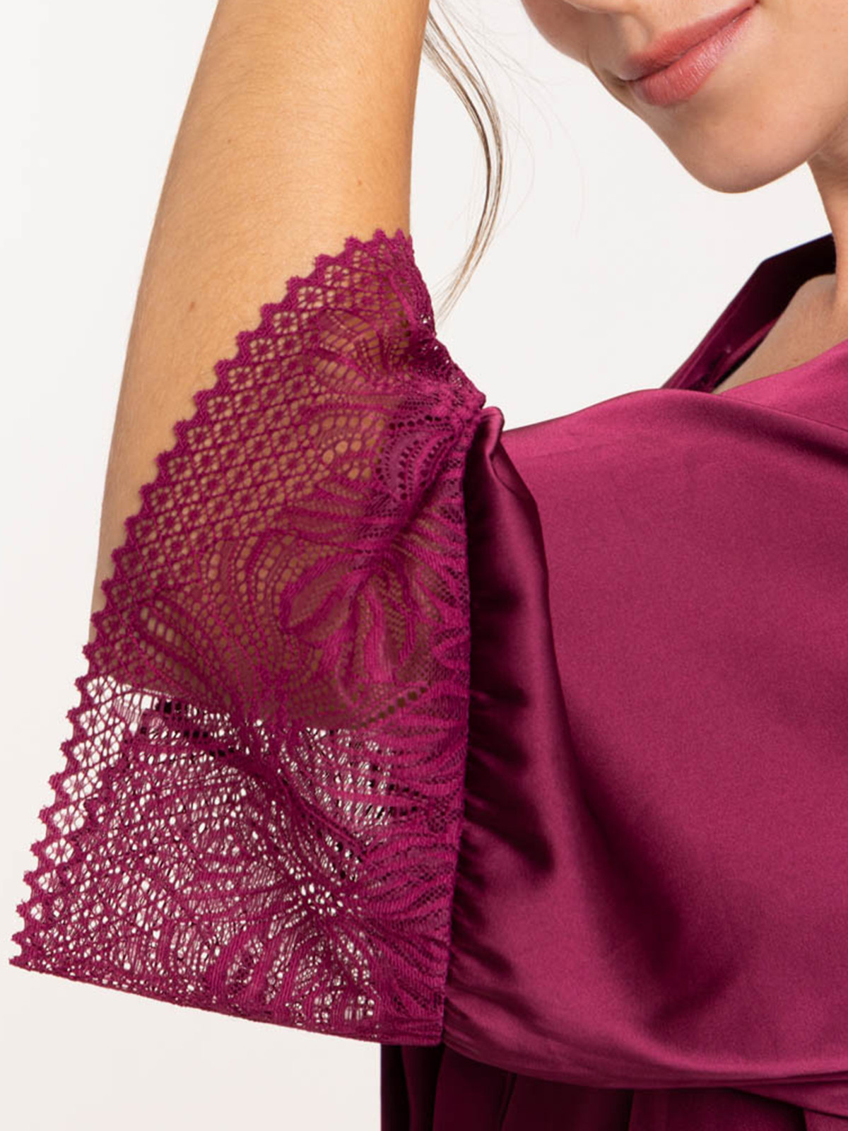 Kimono coloris figue femme