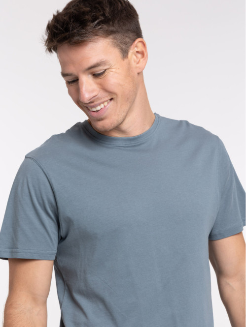 T-shirt col rond coloris...