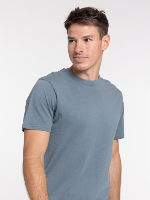 T-shirt col rond coloris...