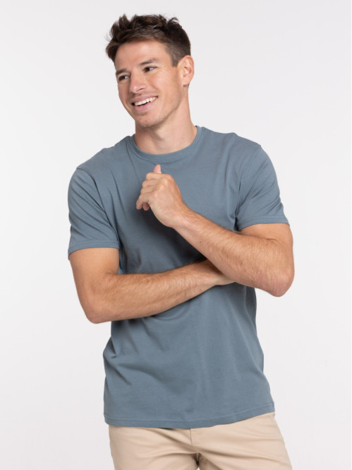 T-shirt col rond coloris...