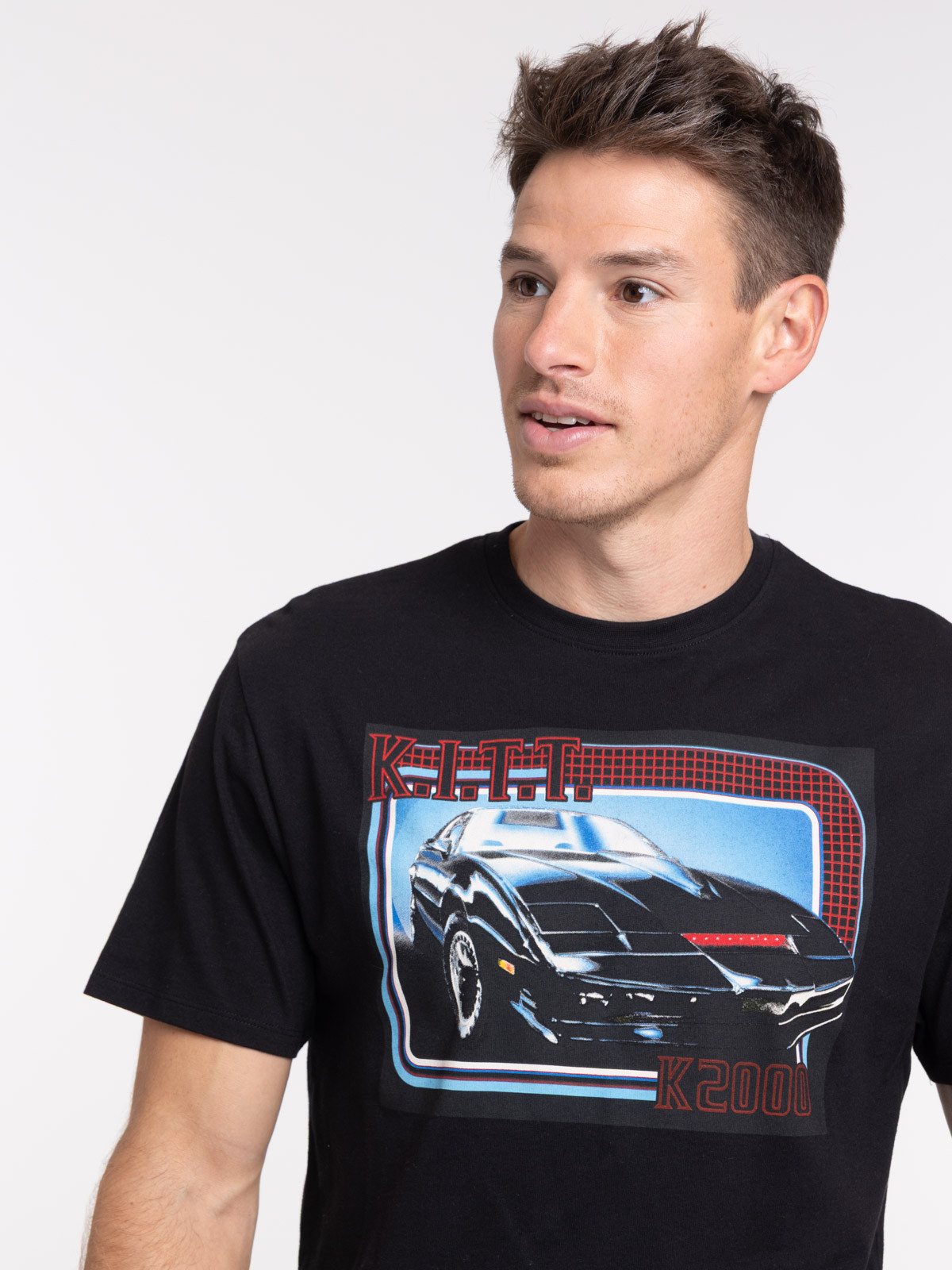 Tee-shirt noir Kitt K2000 homme