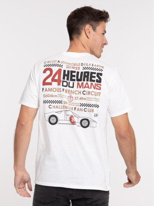 T-shirt 24h du Mans ivoire...