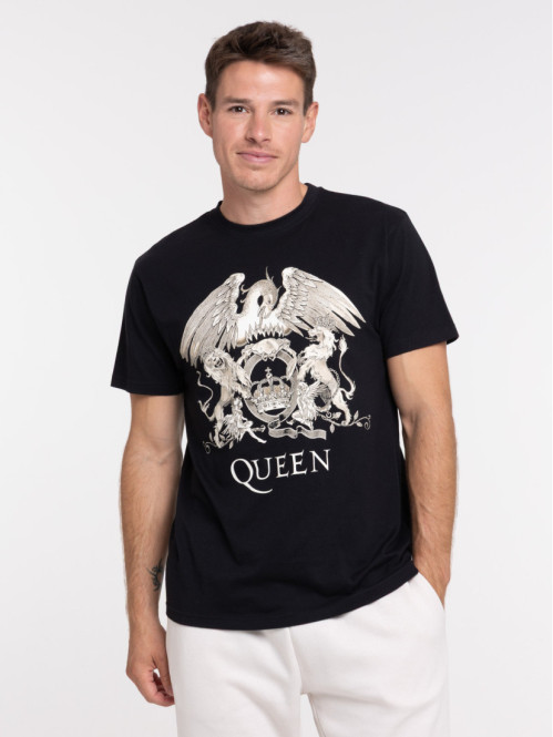 T-shirt Queen noir homme
