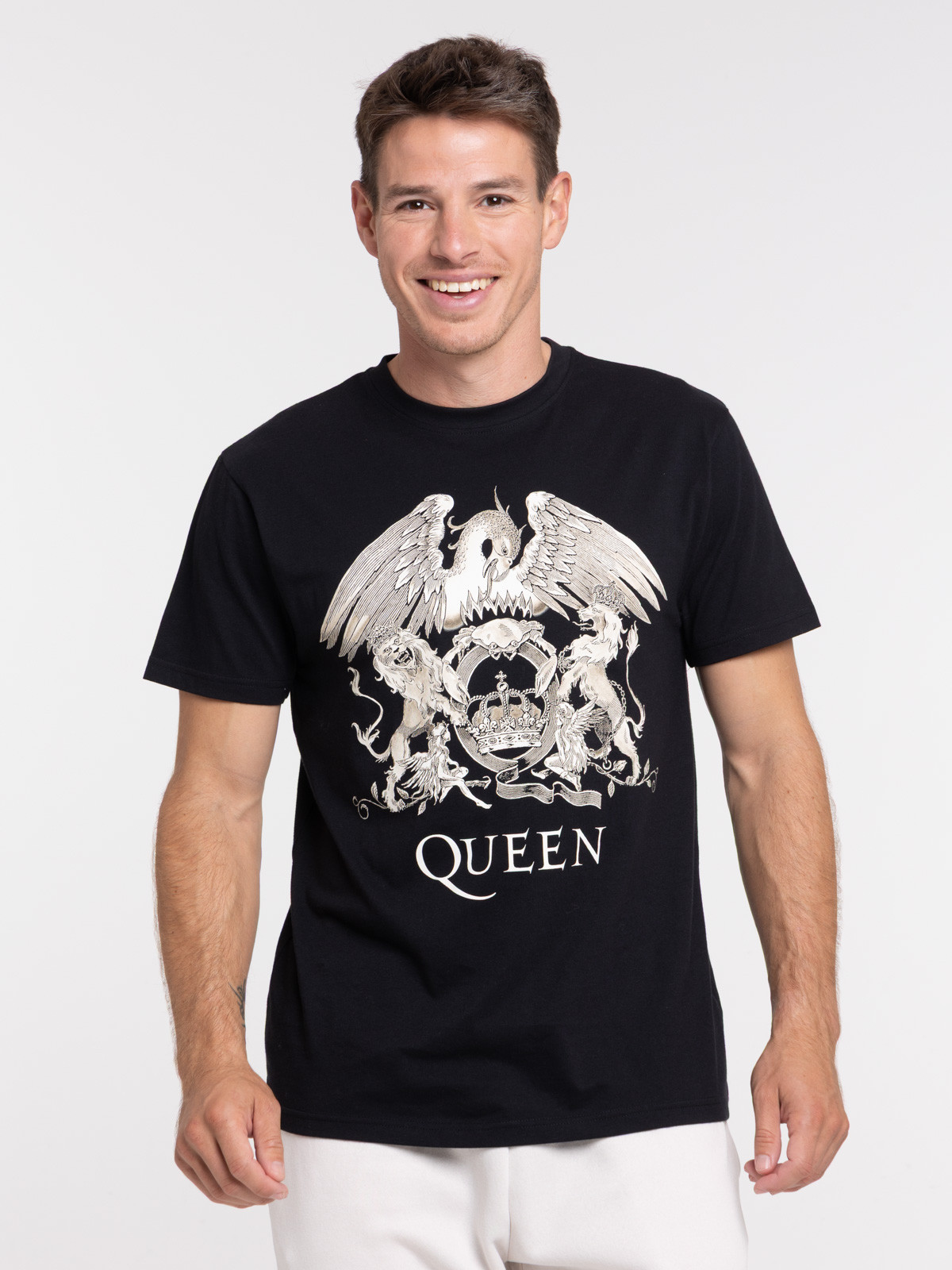 T-shirt Queen noir homme