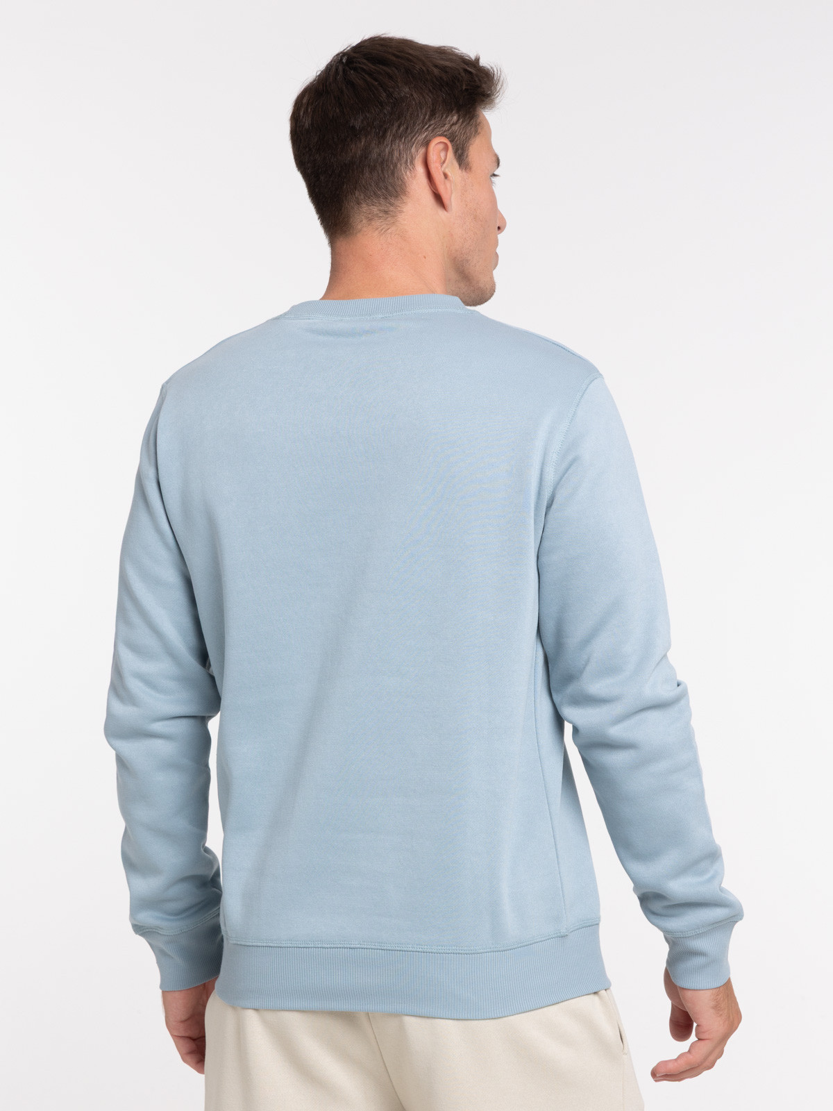 Sweat basique ardoise clair homme Sweat basique ardoise clair homme