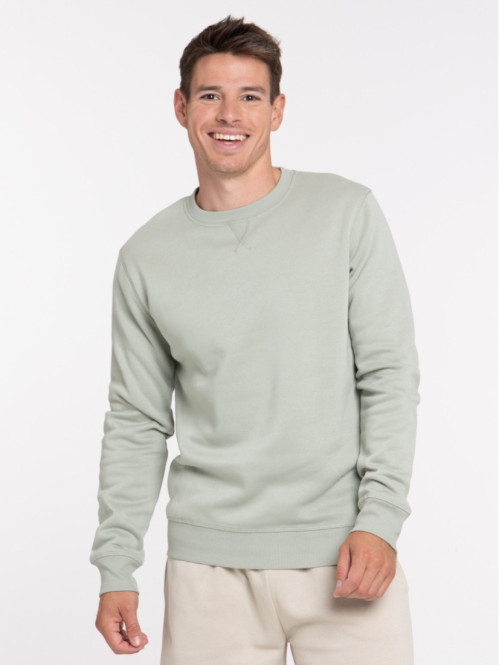 Sweat basique coloris sauge...