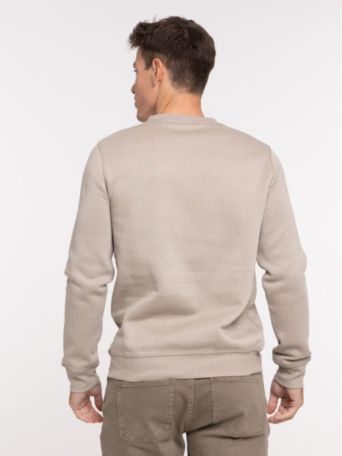 Sweat basique taupe grisé...
