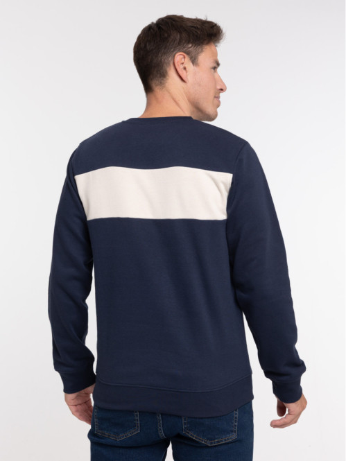 Sweat bicolore col rond homme Sweat bicolore col rond homme