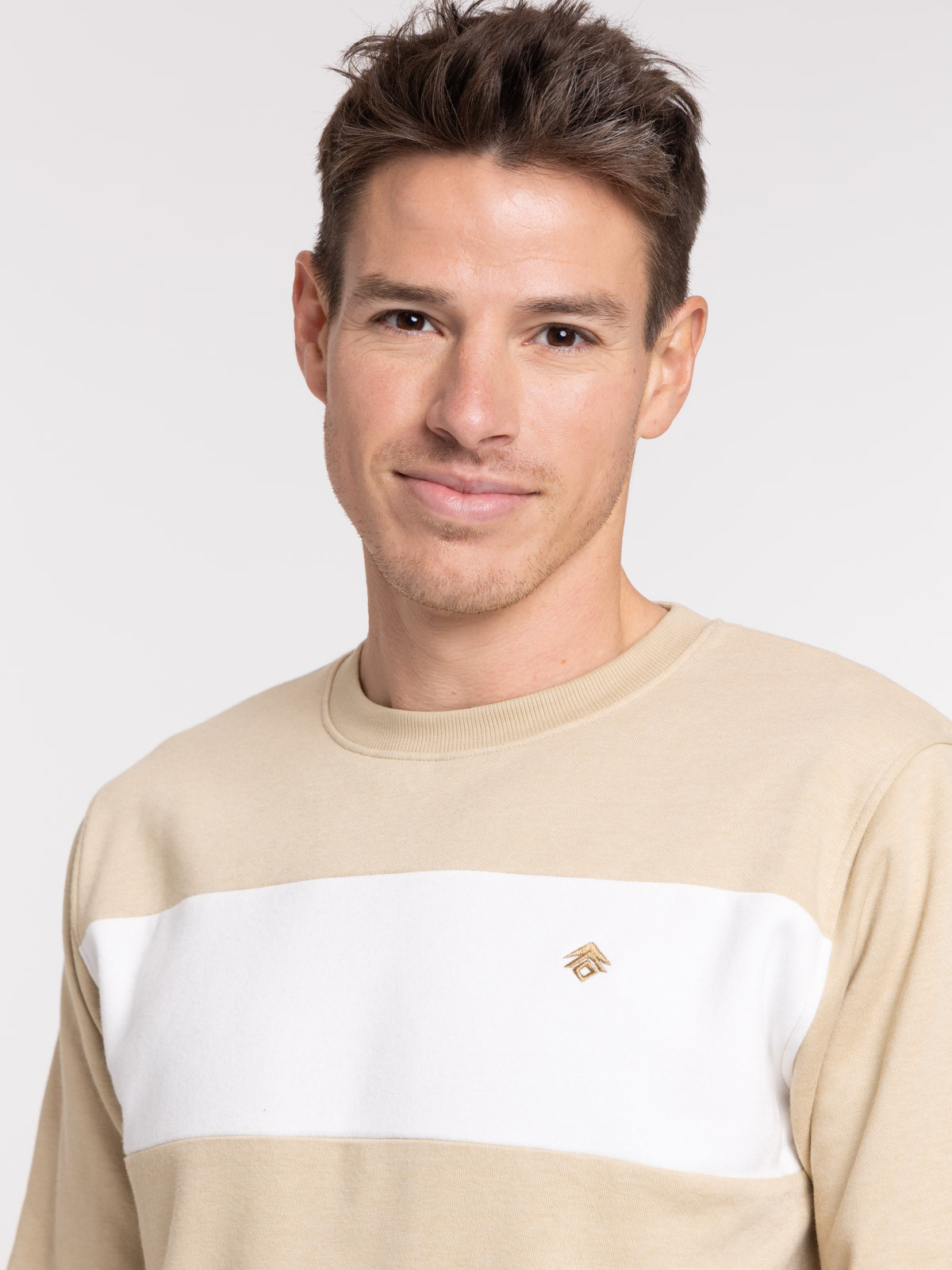 Sweat bicolore homme