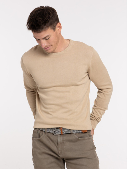 Pull 100% coton desert homme