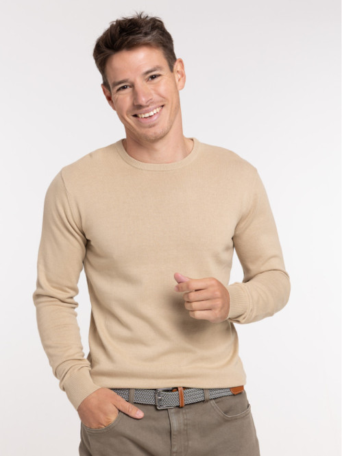 Pull 100% coton desert homme