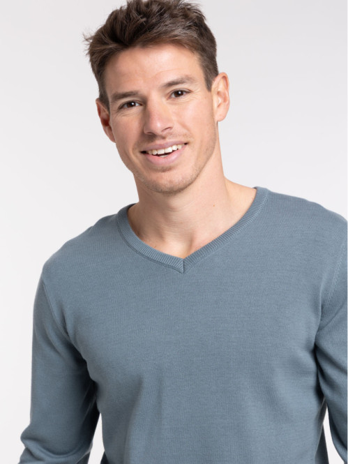 Pull col rond coloris...